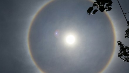 Halo de luz. Foto: Especial