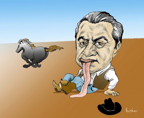 Lo bronco no quita lo cobarde