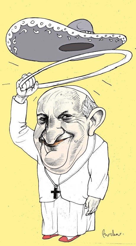 Los papas en México