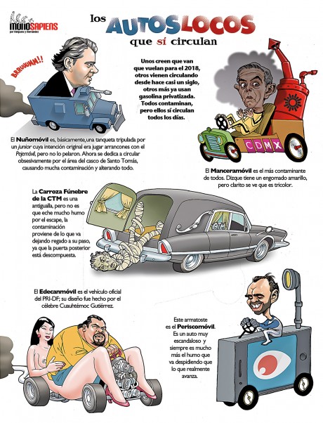 LOS AUTOS LOCOS QUE SÍ CIRCULAN