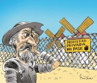 Los vendedores con mancha