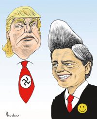 Bad timing for happy face