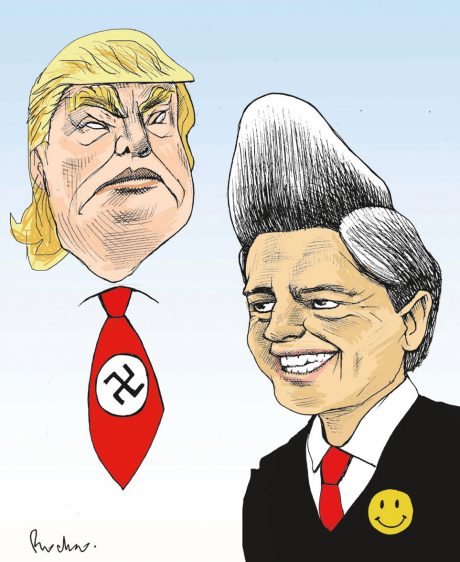 Bad timing for happy face