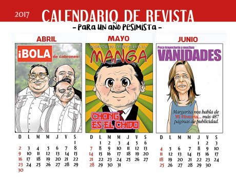 CALENDARIO DE REVISTA PARA UN AÑO PESIMISTA