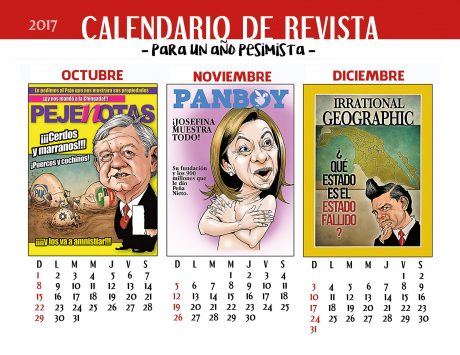 CALENDARIO DE REVISTA PARA UN AÑO PESIMISTA