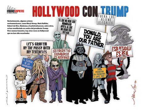 HOLLYWOOD CON TRUMP
