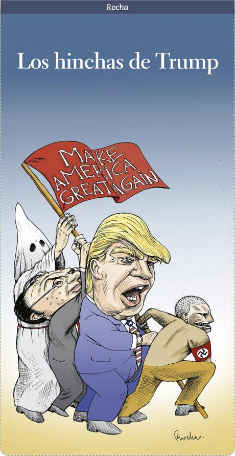 Los hinchas de Trump