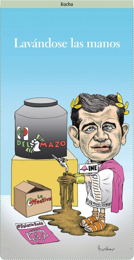 Lavándose las manos