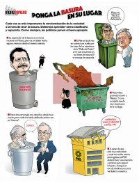 Ponga la basura en su lugar