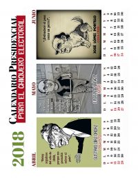 2018 Calendario presidencial para el chiquero electoral