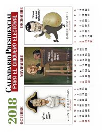 2018 Calendario presidencial para el chiquero electoral