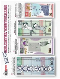 Nuevos billetes verticales
