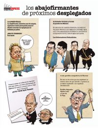 Los abajo firmantes de próximos desplegados